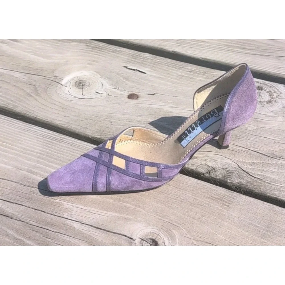 Boretti Italian Lilac Lavender Suede 2.5